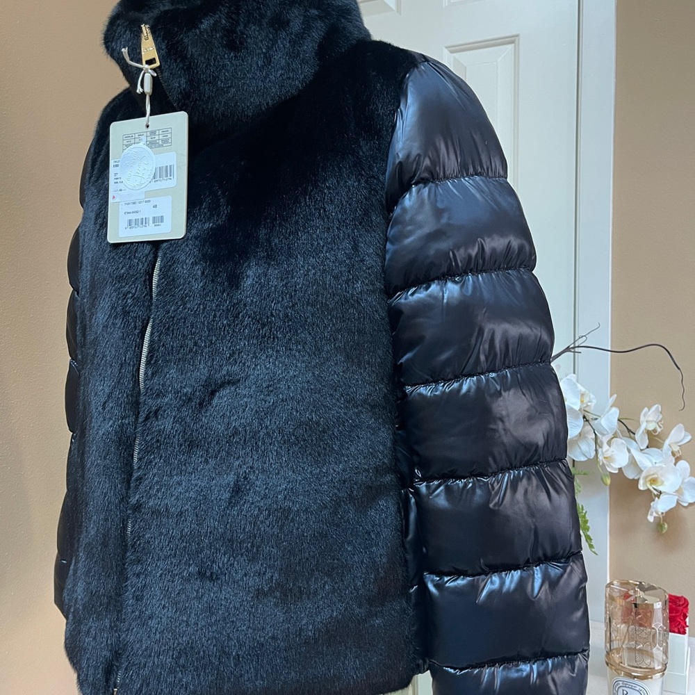 Herno Black Jacket size 48 NEW $675 - Picture 11 of 17